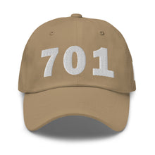 Load image into Gallery viewer, 701 Area Code Dad Hat