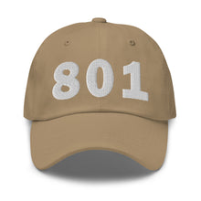 Load image into Gallery viewer, 801 Area Code Dad Hat