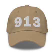 Load image into Gallery viewer, 913 Area Code Dad Hat