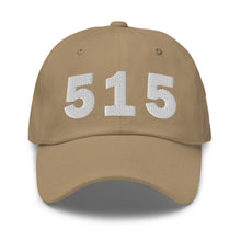 Load image into Gallery viewer, 515 Area Code Dad Hat