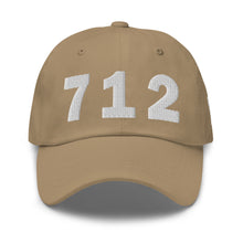 Load image into Gallery viewer, 712 Area Code Dad Hat