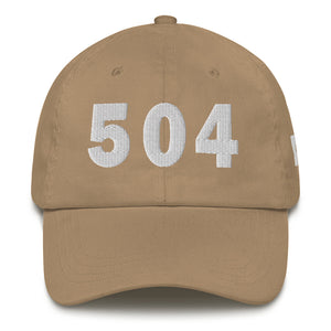 504 Area Code Dad Hat