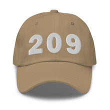 Load image into Gallery viewer, 209 Area Code Dad Hat