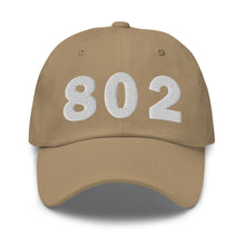 Load image into Gallery viewer, 802 Area Code Dad Hat