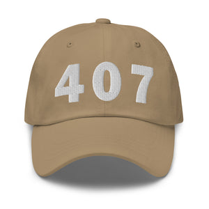 407 Area Code Dad Hat