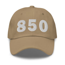 Load image into Gallery viewer, 850 Area Code Dad Hat