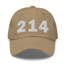 Load image into Gallery viewer, 214 Area Code Dad Hat