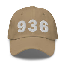 Load image into Gallery viewer, 936 Area Code Dad Hat