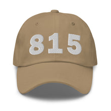 Load image into Gallery viewer, 815 Area Code Dad Hat