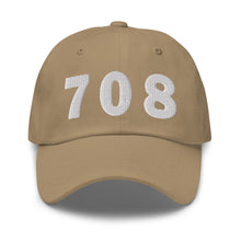 Load image into Gallery viewer, 708 Area Code Dad Hat