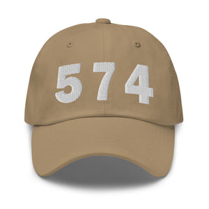 574 Area Code Dad Hat