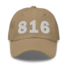 Load image into Gallery viewer, 816 Area Code Dad Hat