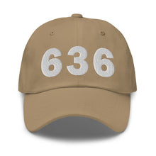 Load image into Gallery viewer, 636 Area Code Dad Hat