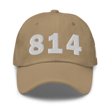 Load image into Gallery viewer, 814 Area Code Dad Hat