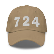 Load image into Gallery viewer, 724 Area Code Dad Hat