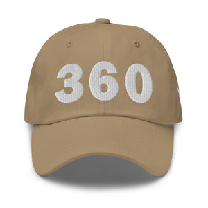 360 Area Code Dad Hat