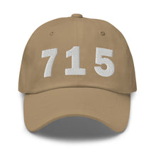 Load image into Gallery viewer, 715 Area Code Dad Hat