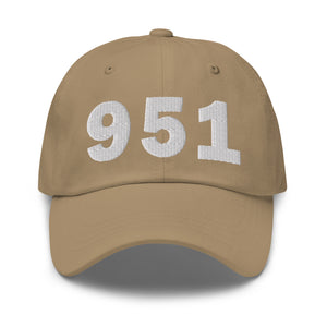 951 Area Code Dad Hat