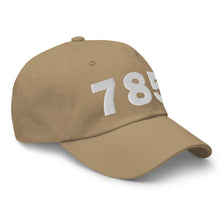 Load image into Gallery viewer, 785 Area Code Dad Hat