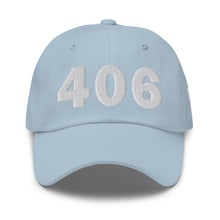 Load image into Gallery viewer, 406 Area Code Dad Hat