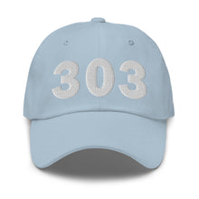 Load image into Gallery viewer, 303 Area Code Dad Hat