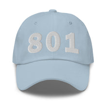 Load image into Gallery viewer, 801 Area Code Dad Hat