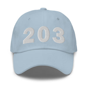 203 Area Code Dad Hat