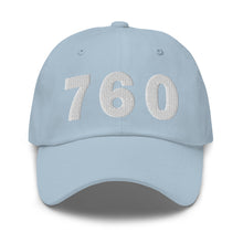 Load image into Gallery viewer, 760 Area Code Dad Hat