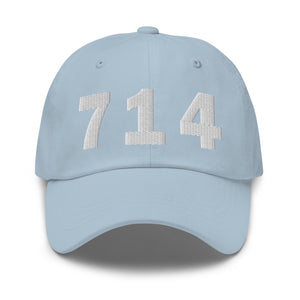 714 Area Code Dad Hat