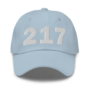 217 Area Code Dad Hat