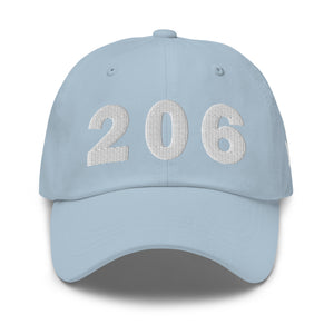 206 Area Code Dad Hat