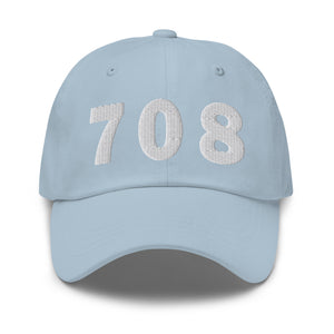 708 Area Code Dad Hat