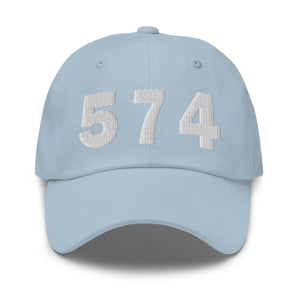 574 Area Code Dad Hat