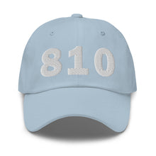 Load image into Gallery viewer, 810 Area Code Dad Hat