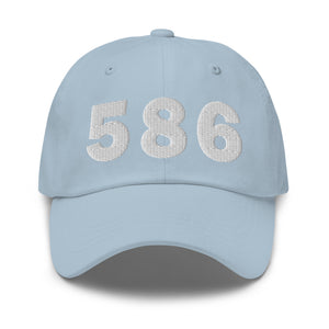 586 Area Code Dad Hat