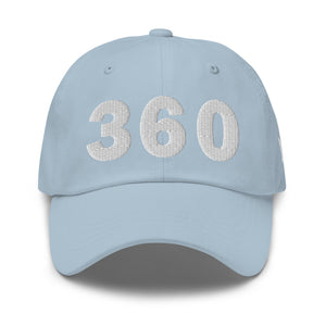 360 Area Code Dad Hat