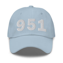 Load image into Gallery viewer, 951 Area Code Dad Hat