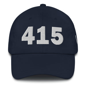 415 Area Code Dad Hat