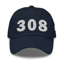 Load image into Gallery viewer, 308 Area Code Dad Hat