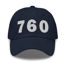 Load image into Gallery viewer, 760 Area Code Dad Hat