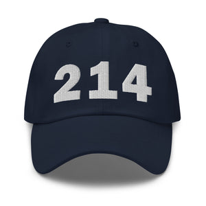 214 Area Code Dad Hat