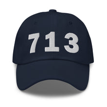 Load image into Gallery viewer, 713 Area Code Dad Hat