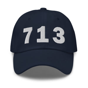 713 Area Code Dad Hat