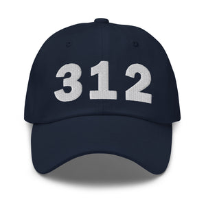 312 Area Code Dad Hat