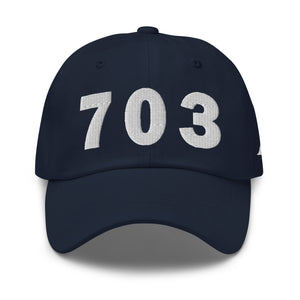 703 Area Code Dad Hat