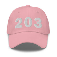 Load image into Gallery viewer, 203 Area Code Dad Hat