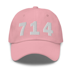 714 Area Code Dad Hat