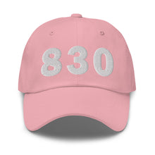 Load image into Gallery viewer, 830 Area Code Dad Hat