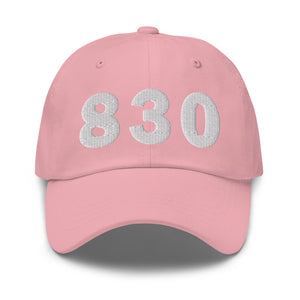 830 Area Code Dad Hat