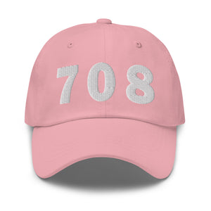 708 Area Code Dad Hat